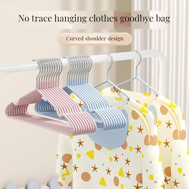 10 Pcs Non-Skid Baby Clothes Hangers for Kids